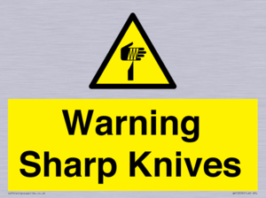 Warning Sharp Knives